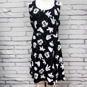 Disney Mickey Mouse Hot Topic Dress Skort  Womens 3X Black Sleeveless Skater NWT